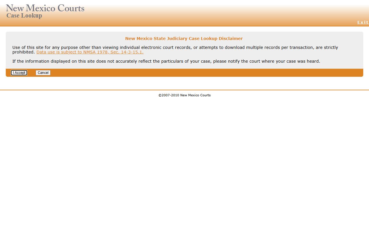 Cibola County court records after jail arrest New Mexico case lookup